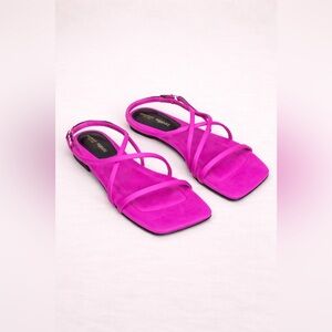 Proenza Schouler Fuchsia Strappy Sandals